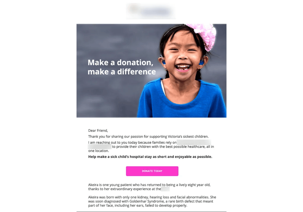 Create a donation email template that showcases social proof to make a difference.